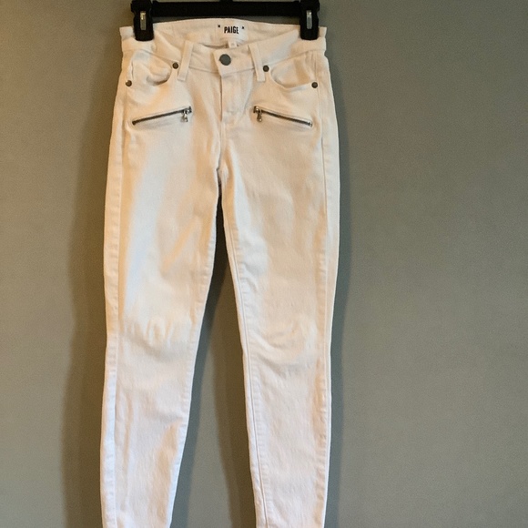 Paige jeans size 25. White - Picture 1 of 1